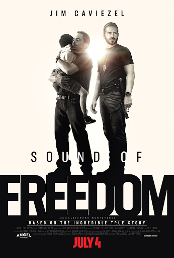 The movie poster for “Sound of Freedom.” Image obtained via IMDb.