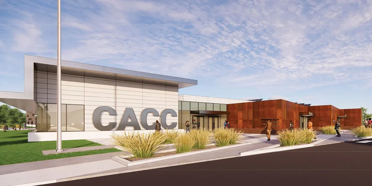 A rendering of the Columbia Area Career Center made in the planning phases of construction (courtesty of Columbia Public Schools) 