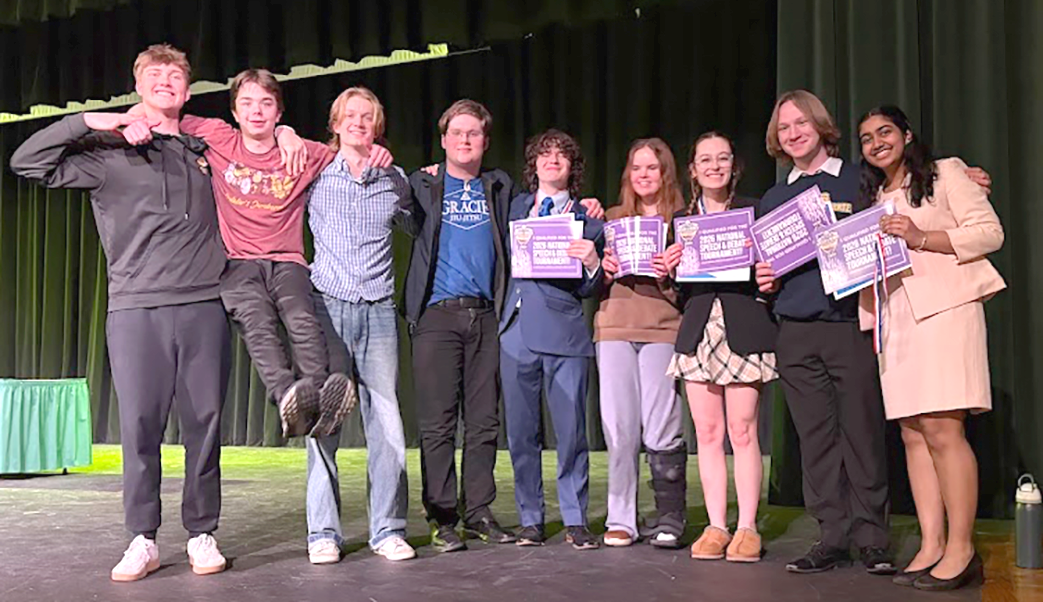 Hickman speech and debate eech and debate shows hard work with their five district awards